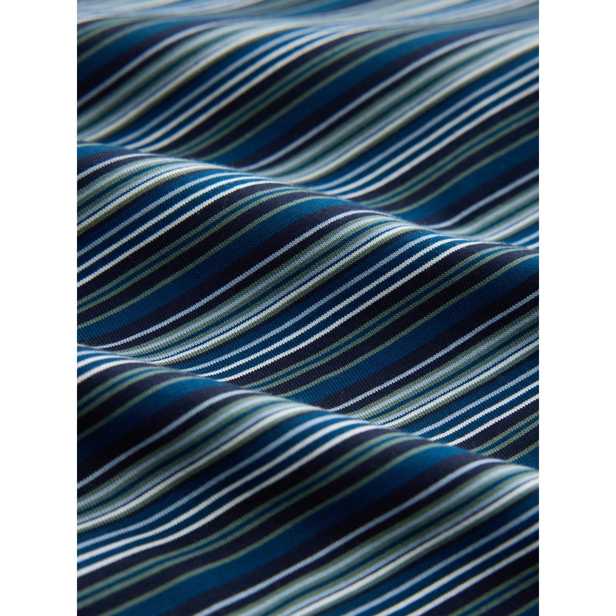 T-shirt en supima à rayures n. premium bleu, NEXT