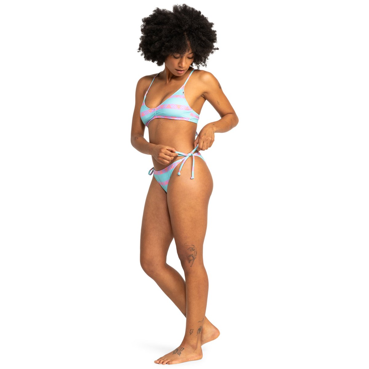 Bas de maillot à couvrance mini UNI CLICKITY CLACK bleu marine blue heritage stripe 32, QUIKSILVER