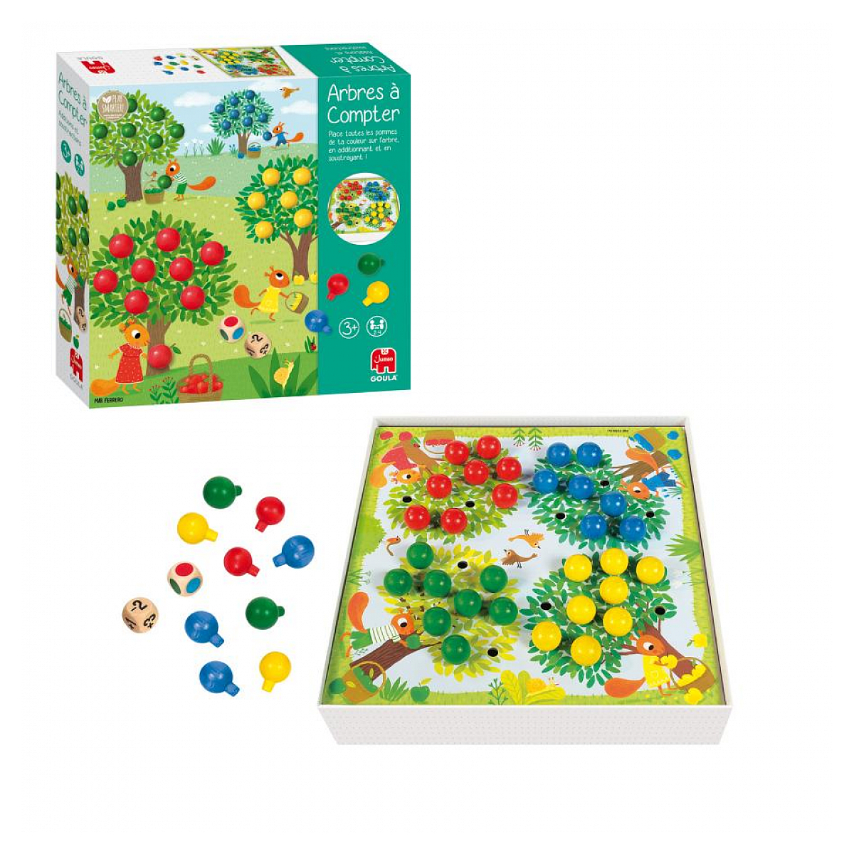 Arbres a compter Jeu educatif couleur unique, GOULA