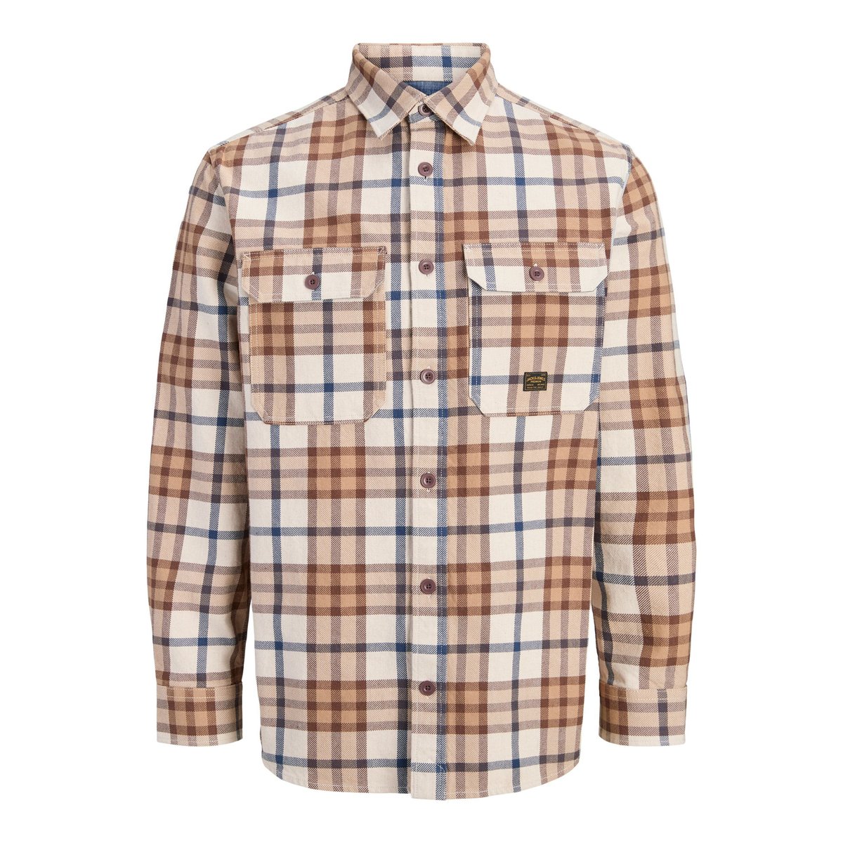 Surchemise jaune - plaza taupe 1, JACK & JONES