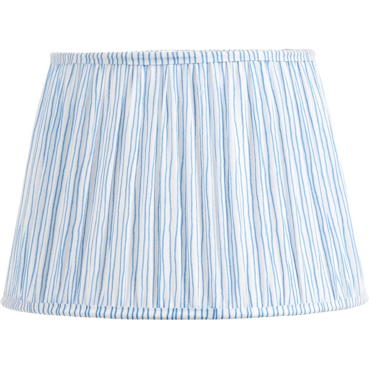 40cm Tanya Stripe Mushroom Pleat Tapered Shade ocean blue, ÉDITÉ