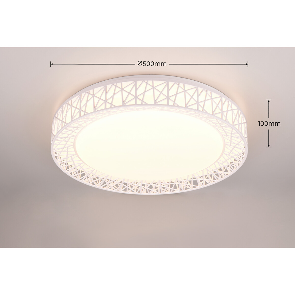 Candeeiro de teto Cluster, TRIO Lighting branco, TRIO LIGHTING