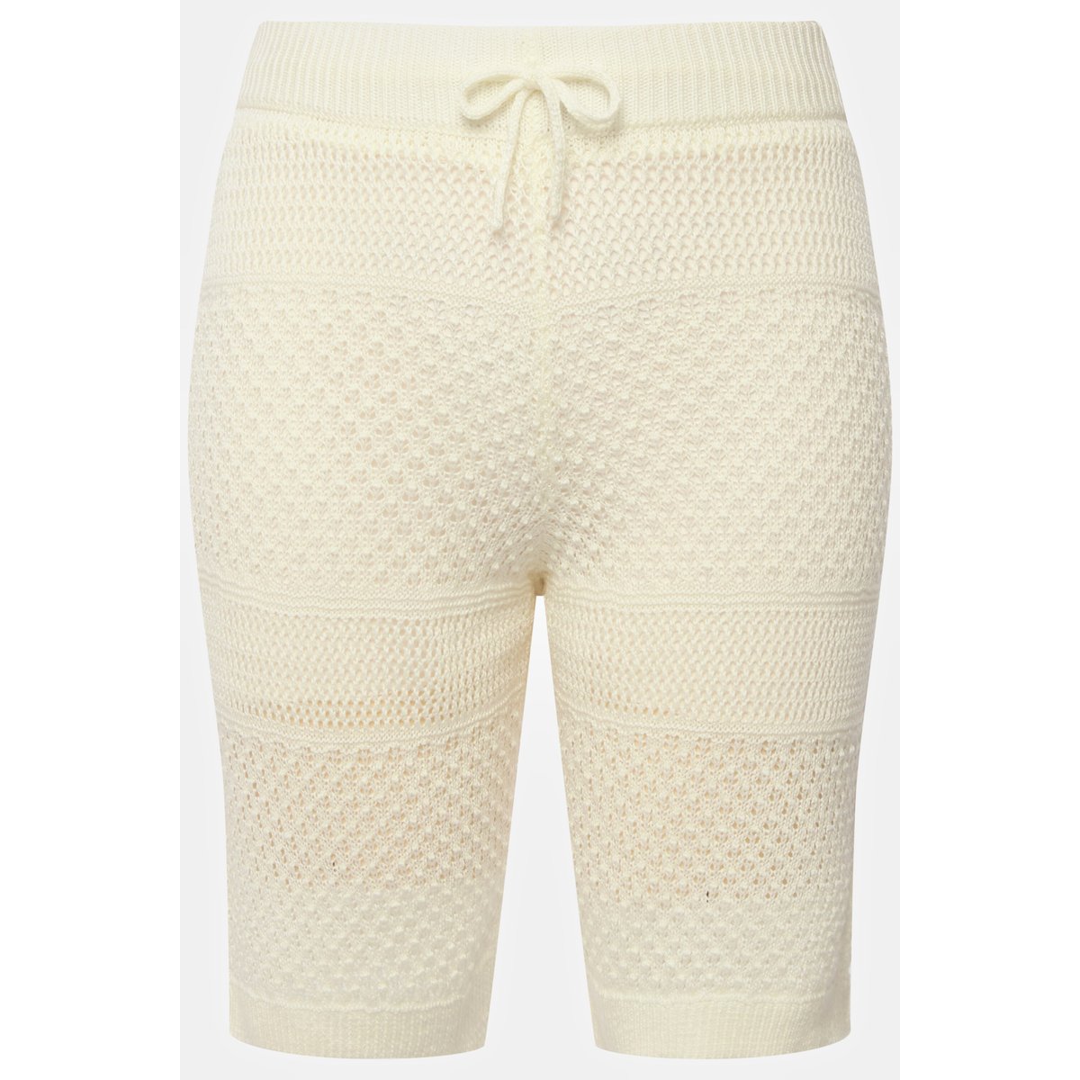 Bermuda doublé en crochet blanc cassé, ULLA POPKEN
