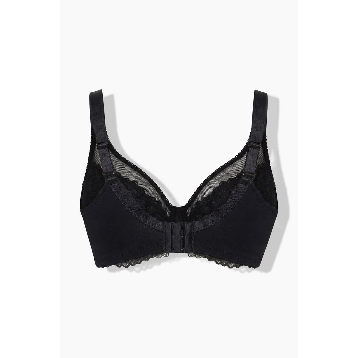 Soutien-gorge confortable sans armatures noir, ULLA POPKEN