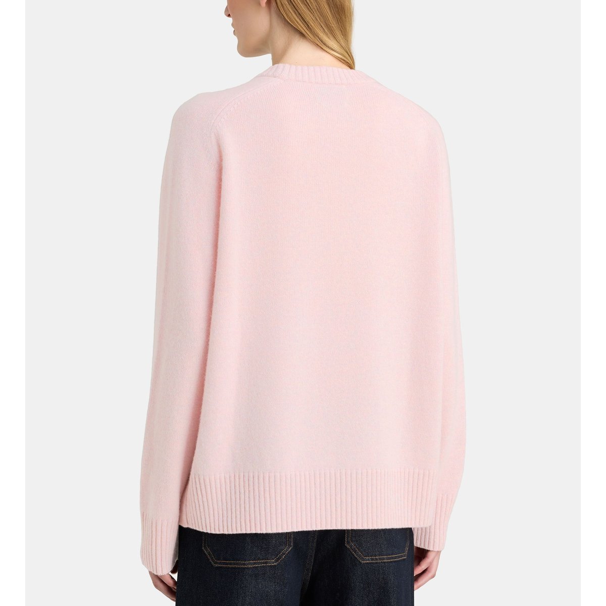 Pull droit unisex cachemire rose, GALERIES LAFAYETTE