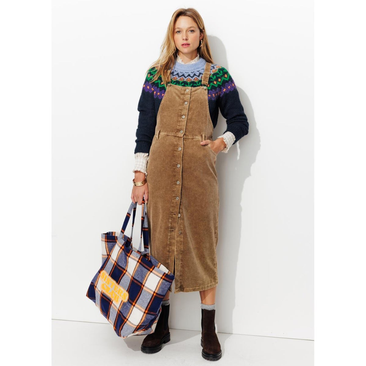 Pull jacquard scandinave marine, PROMOD