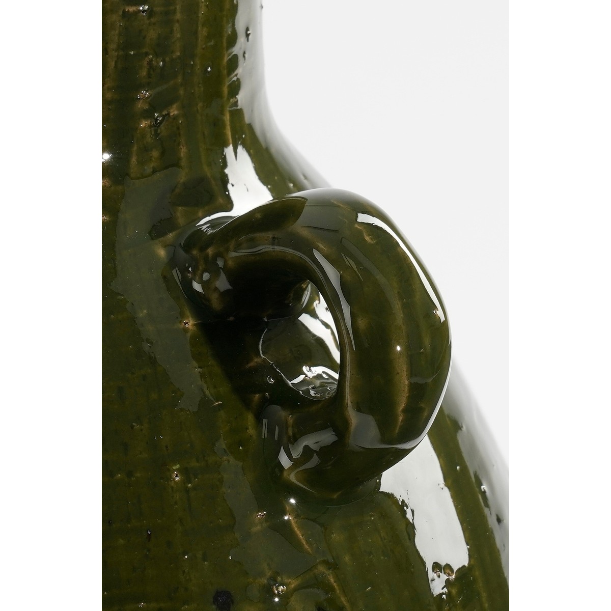 Vase Ø26 cm ELENA vert, MICA DECORATIONS