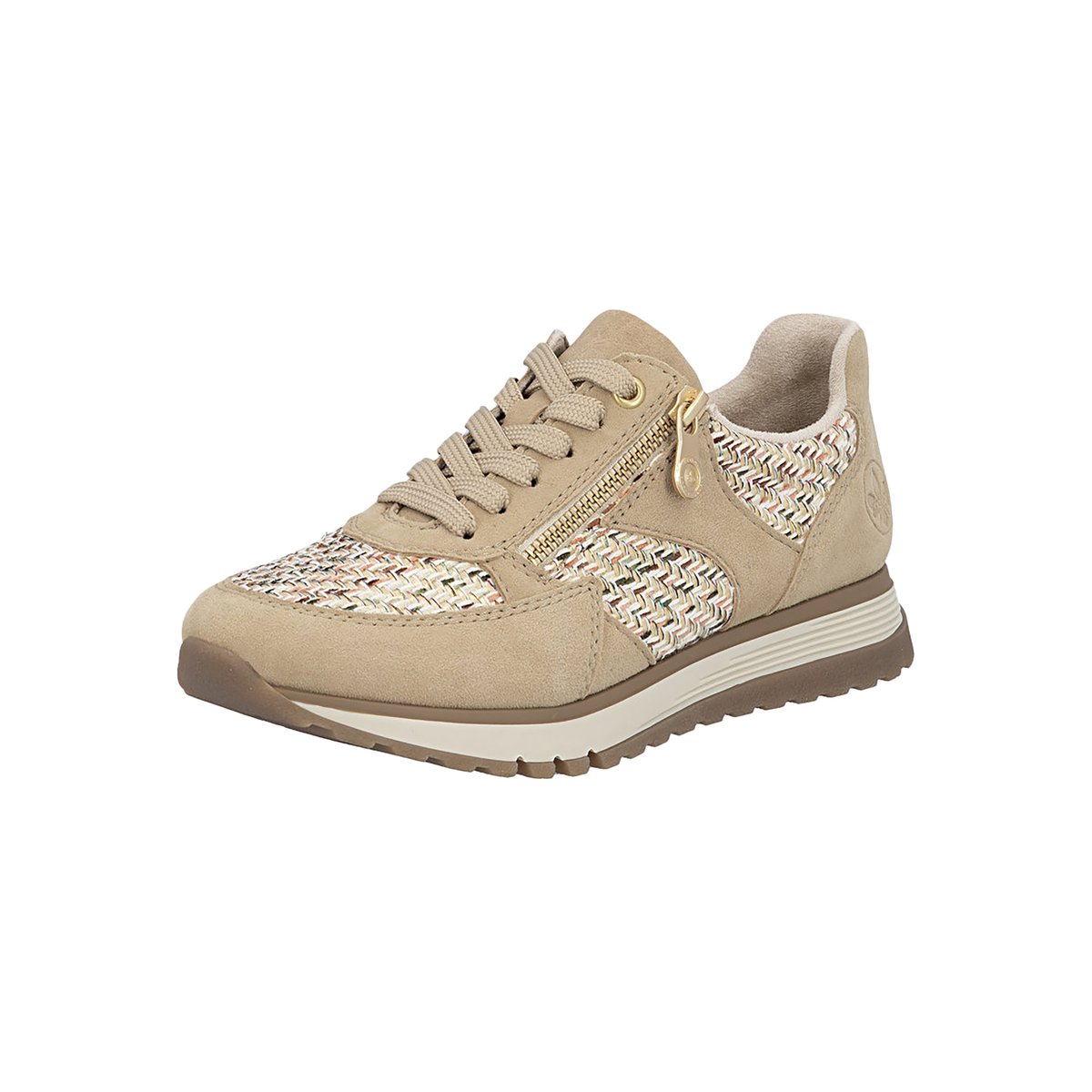 Basket Basse Cuir Rieker Rock beige, LES TROPEZIENNES PAR M.BELARBI