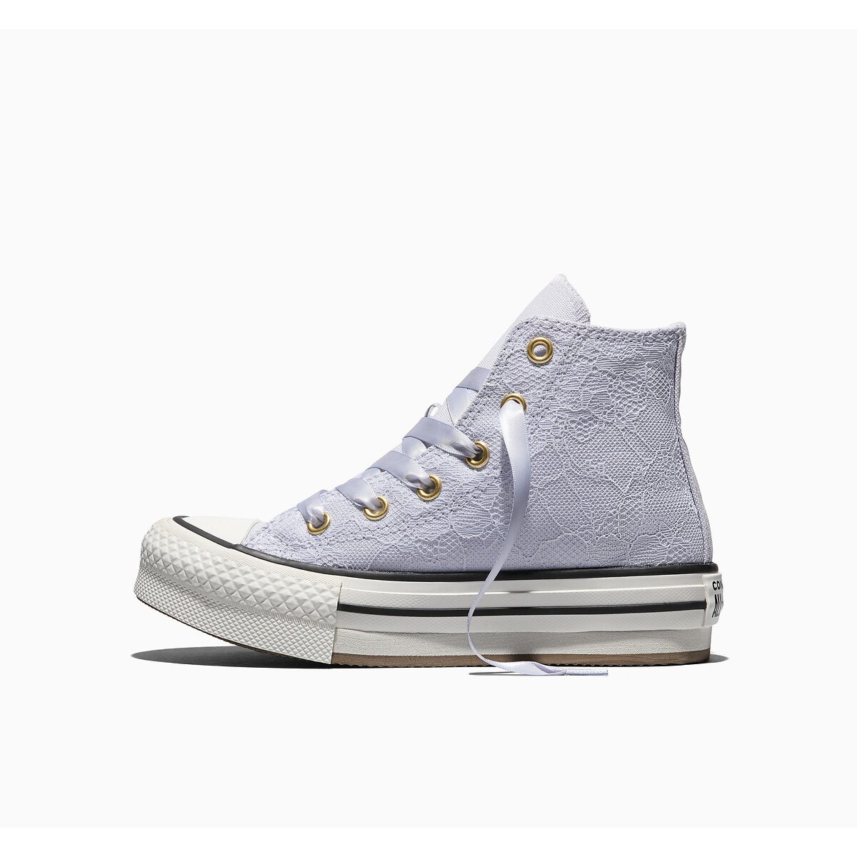 Kids Chuck Taylor All Star EVA Lift Hi Lace Trainers lavender, CONVERSE