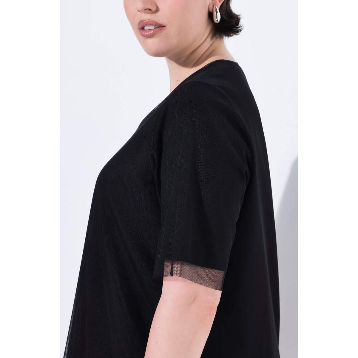 T-shirt doublé noir, ULLA POPKEN