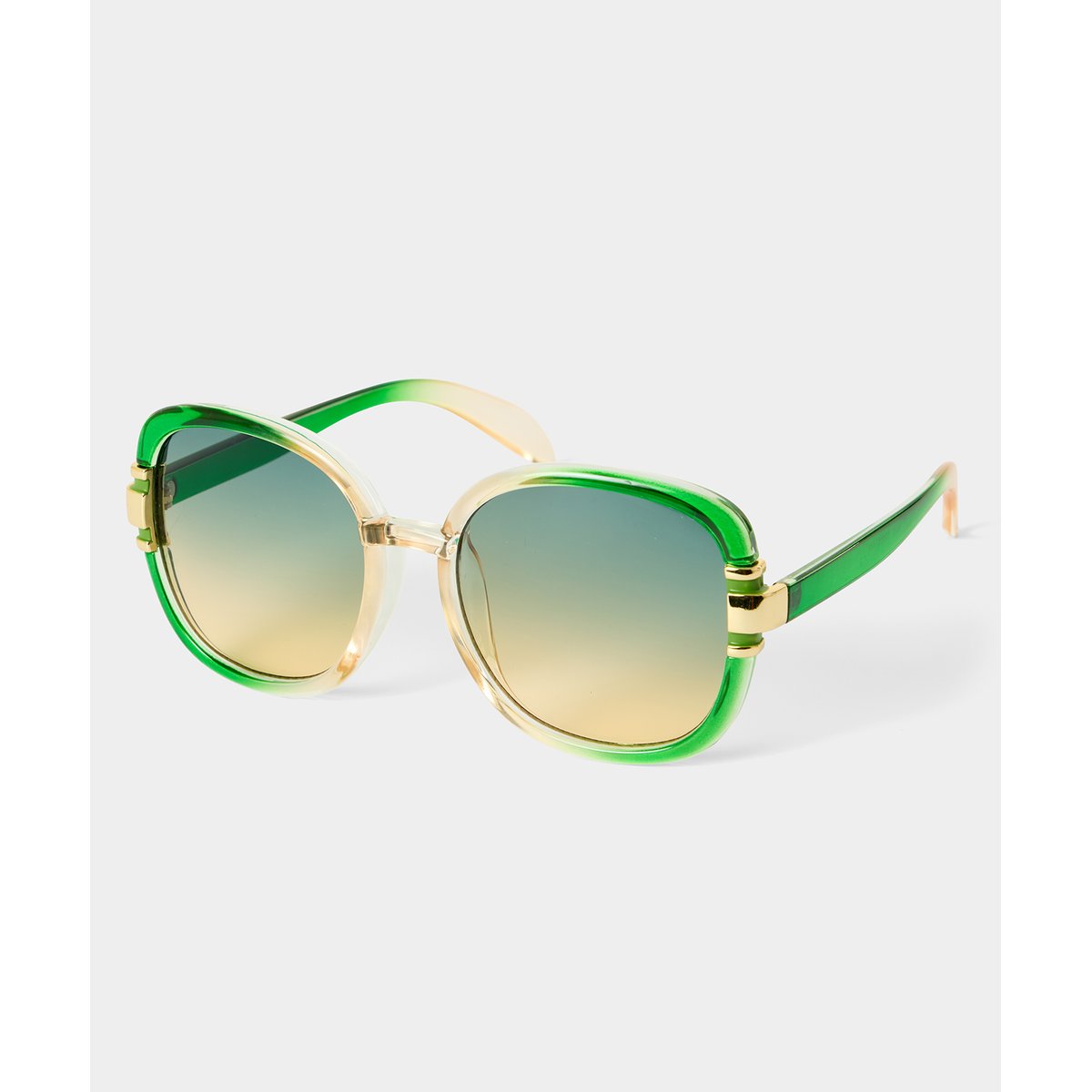 Lunettes de Soleil Rétros Oversize vert, JOE BROWNS