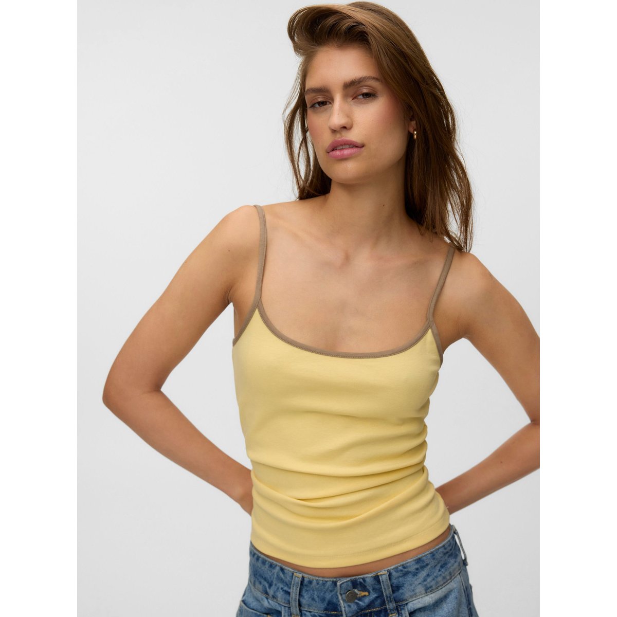 Top pale banana, VERO MODA