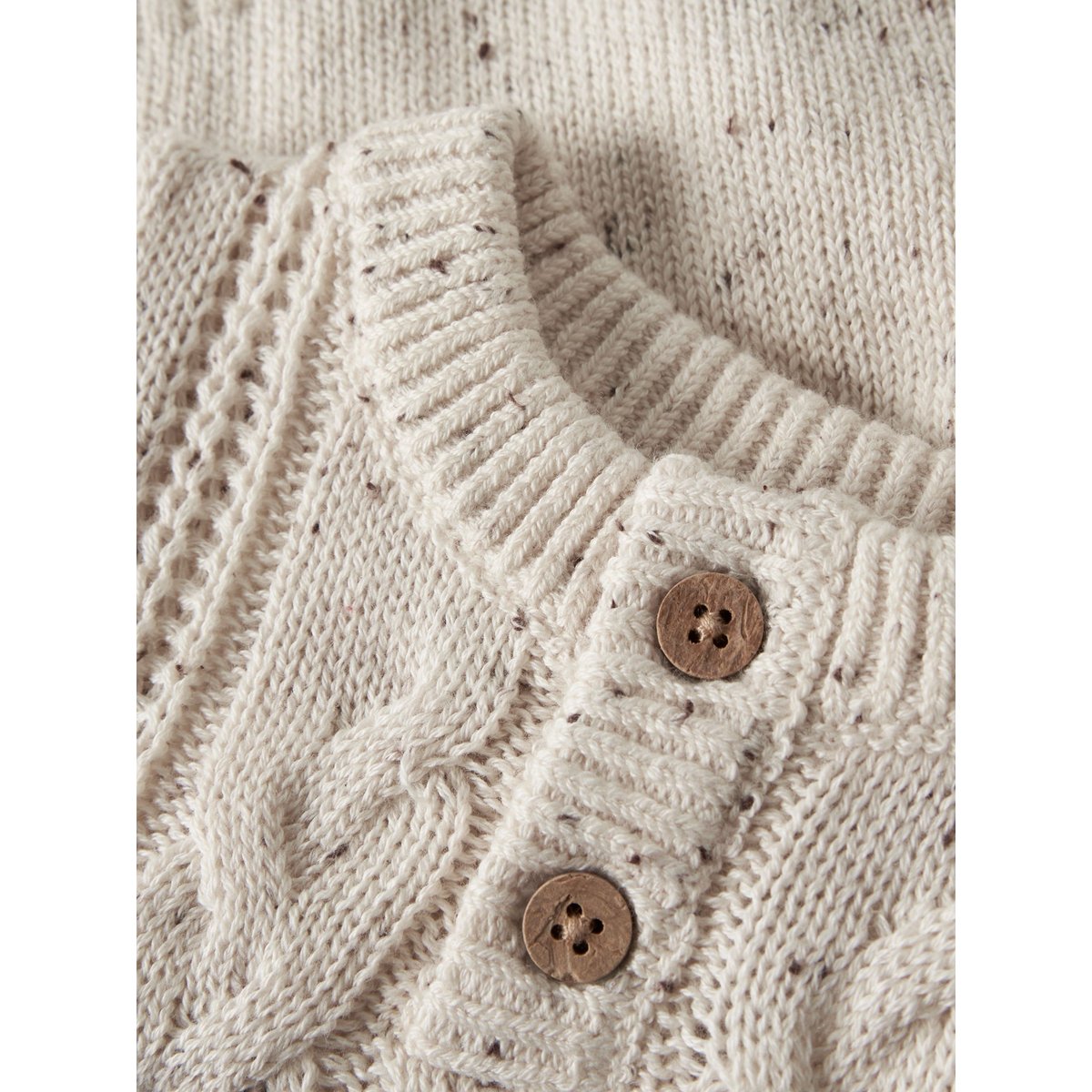 Gilet Tricoté blanc - turtledove1, NAME IT