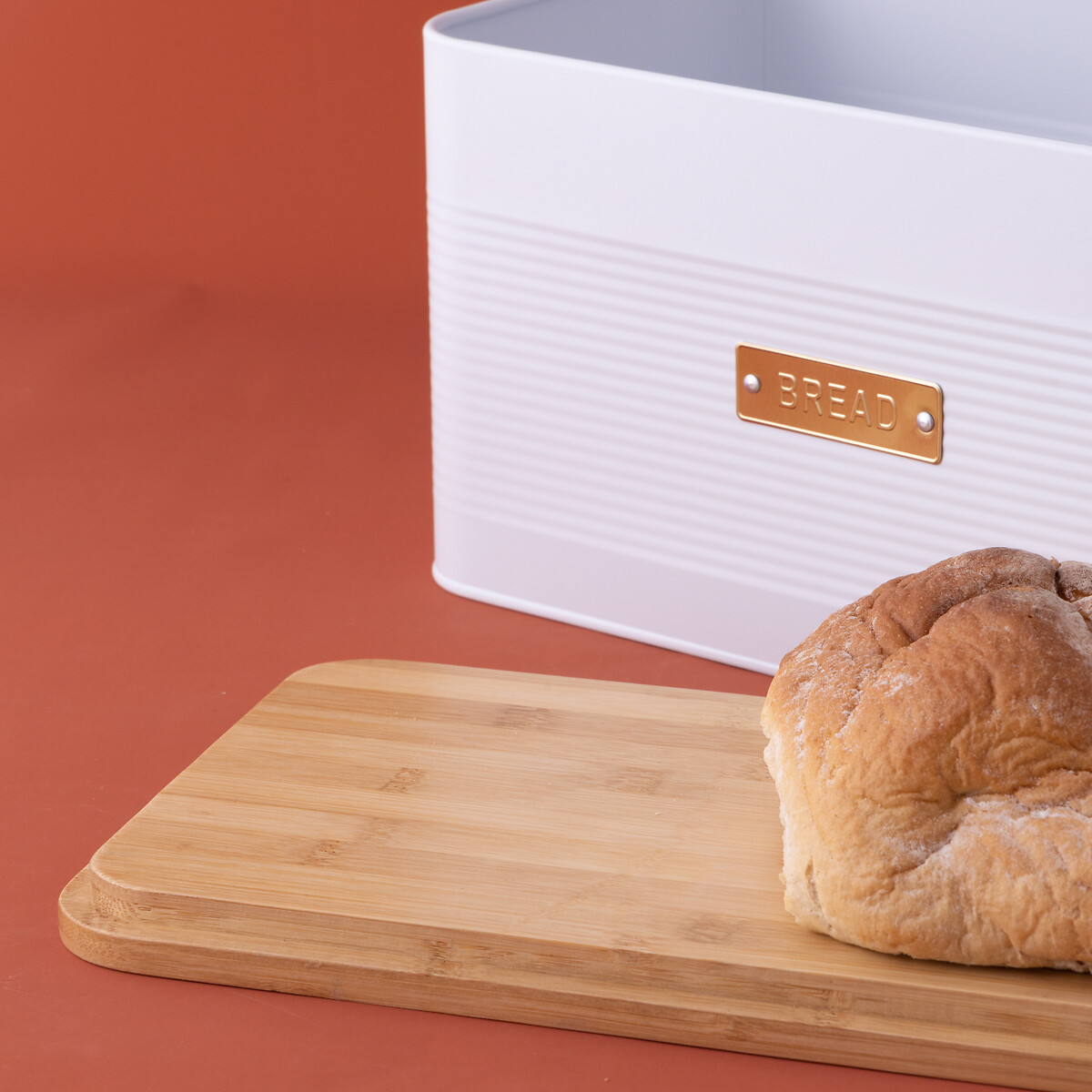 Otto Square Bread Bin in White white, TYPHOON