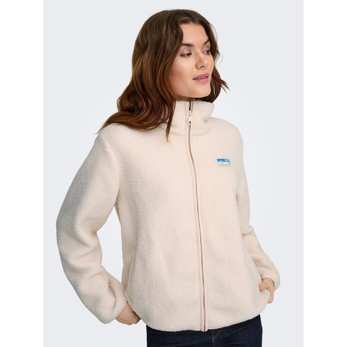 Manteau En Peluche birch 1, ONLY