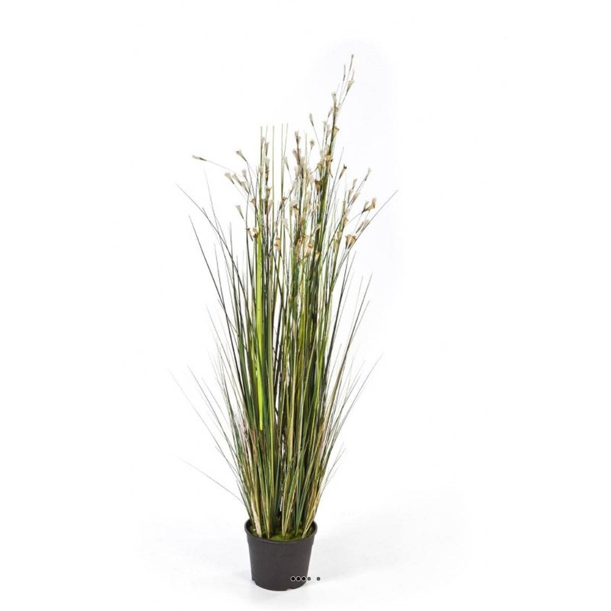 Graminee Herbe de Bambou fleurie artificielle crème, ARTIFICIELLES