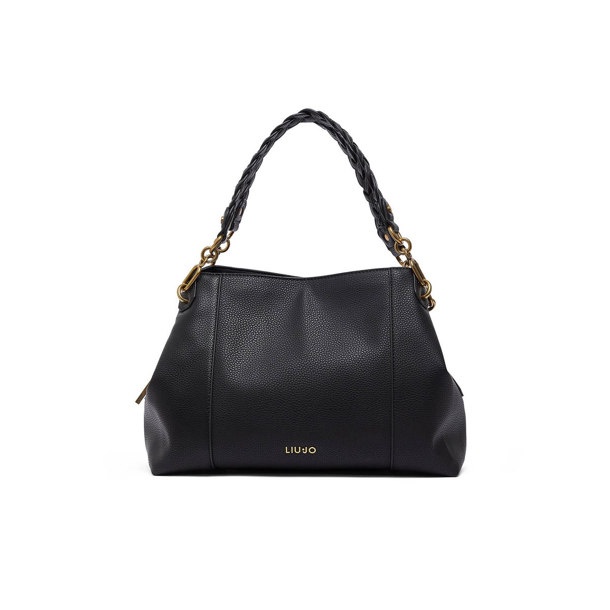 Sac satchel format moyen noir, LIU JO