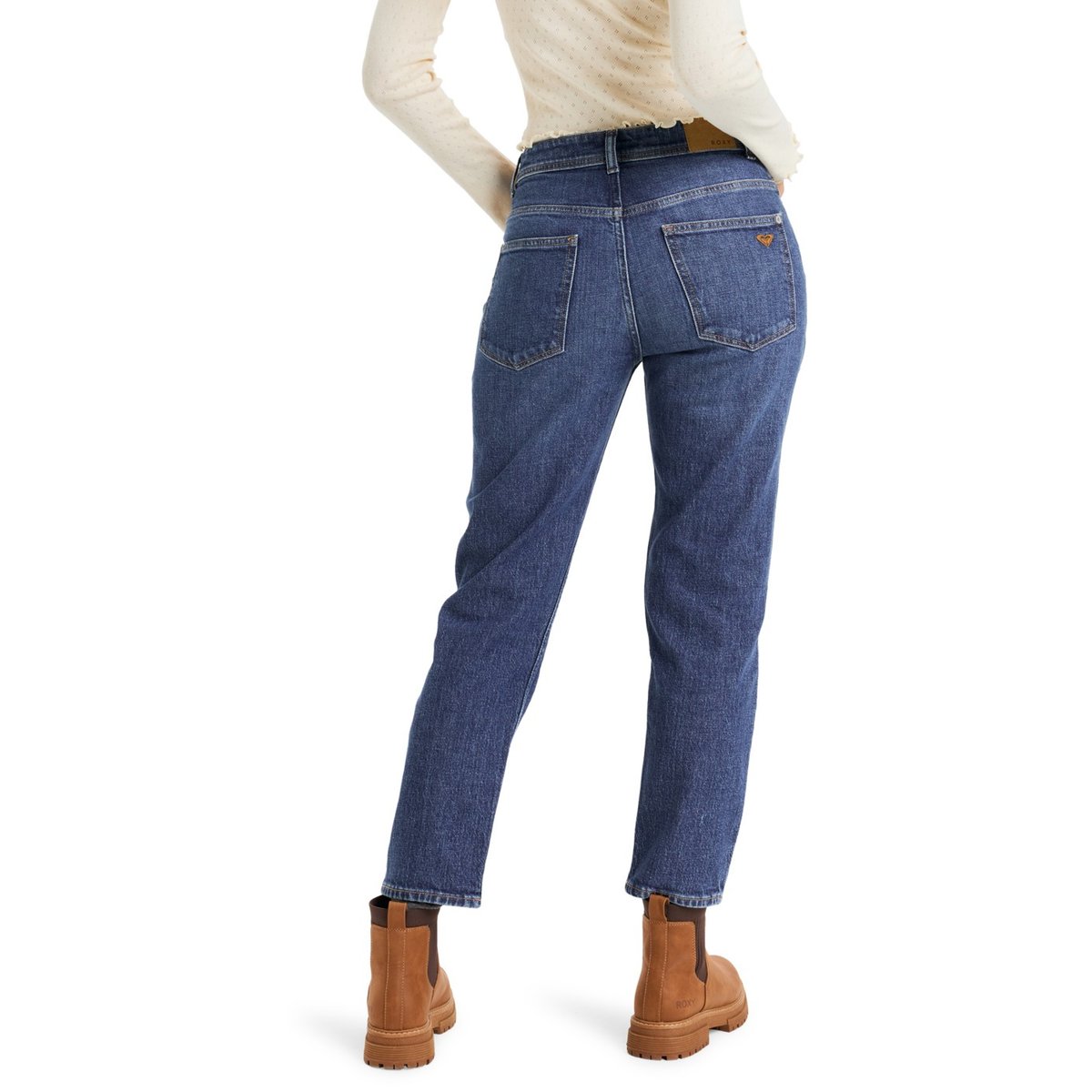 Jean droit en jean PATTI STRAIGHT MID. bleu medium blue, ROXY