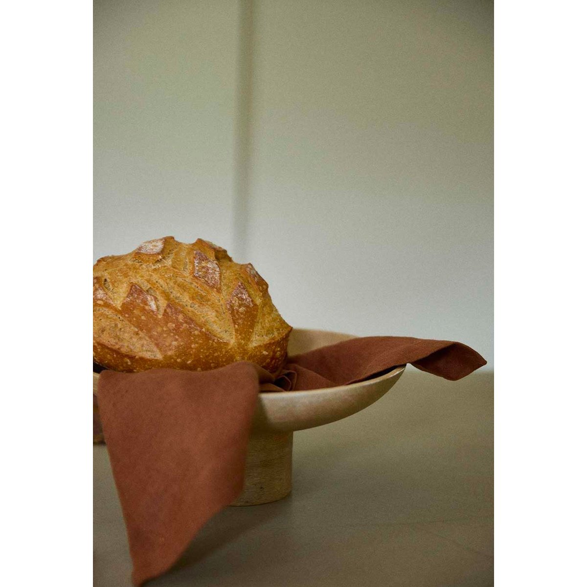 Serviette en lin lavé marron moka, GABRIELLE PARIS