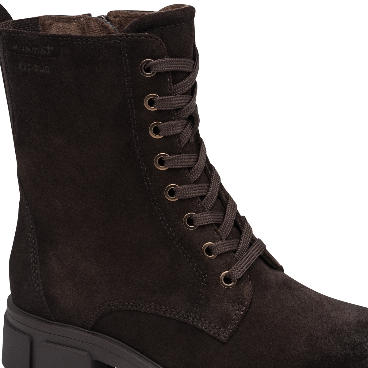 Bottine comfort weite marron antilope combiné, TAMARIS