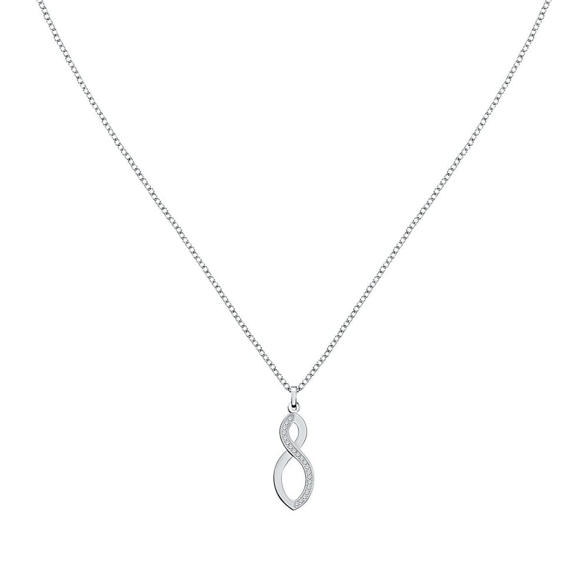 Colliers en Argent/oxyde de zirconium De Zirconium et Oxyde de zirconium argent, CLEOR