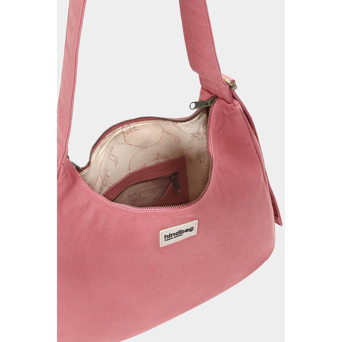 Sac hobo CLAIRE rose blush, HINDBAG