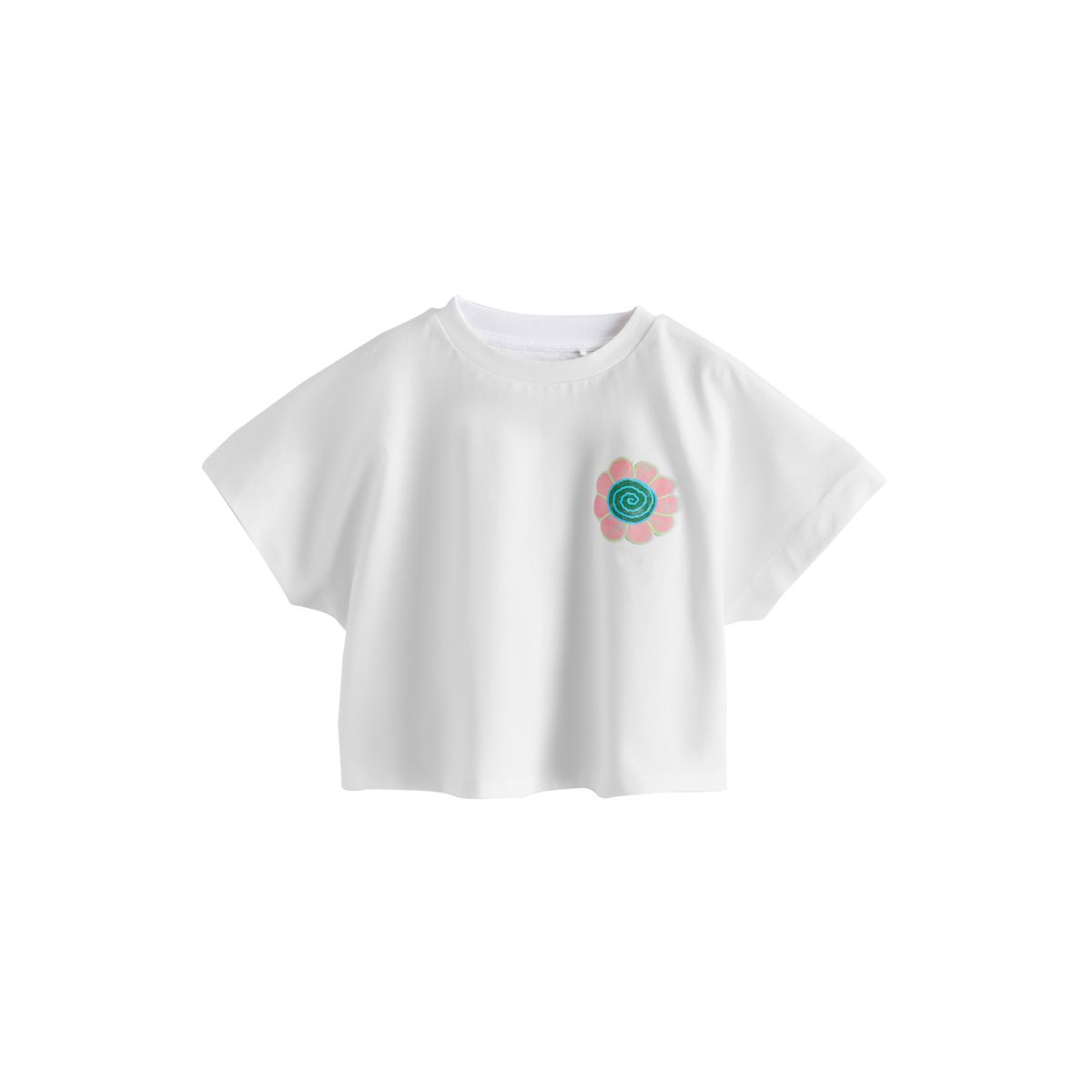 T-shirt droit à imprimé, lot de 3 rose/vert, NEXT