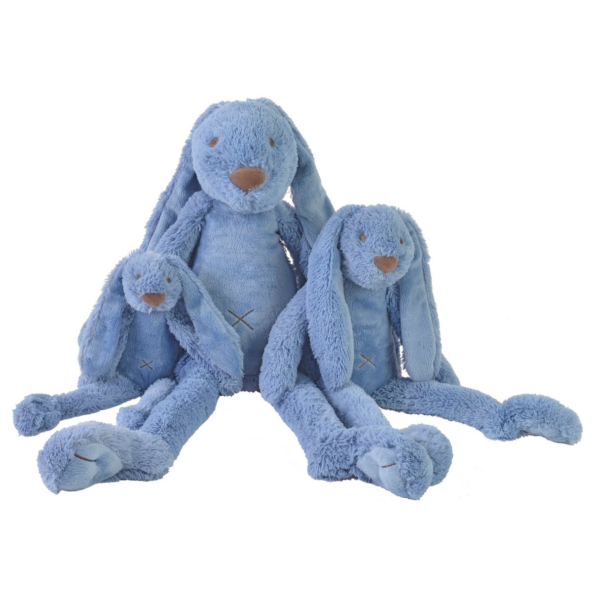 Peluche Lapin Richie 38 cm bleu, HAPPY HORSE
