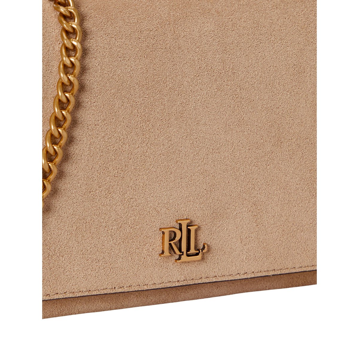 Pochette en cuir suède, ADAIR camel, LAUREN RALPH LAUREN