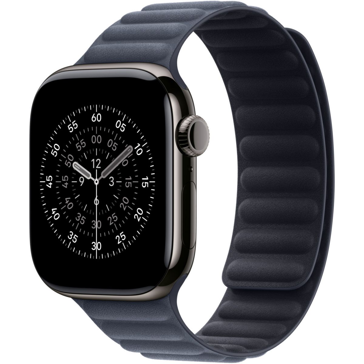 Bracelet 42 mm - M/L à maillons magnétique marine bleu, APPLE
