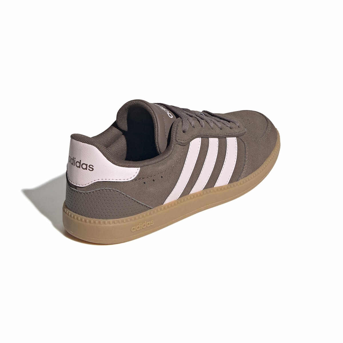Breaknet Sleek Suede Trainers brown/pink, ADIDAS SPORTSWEAR