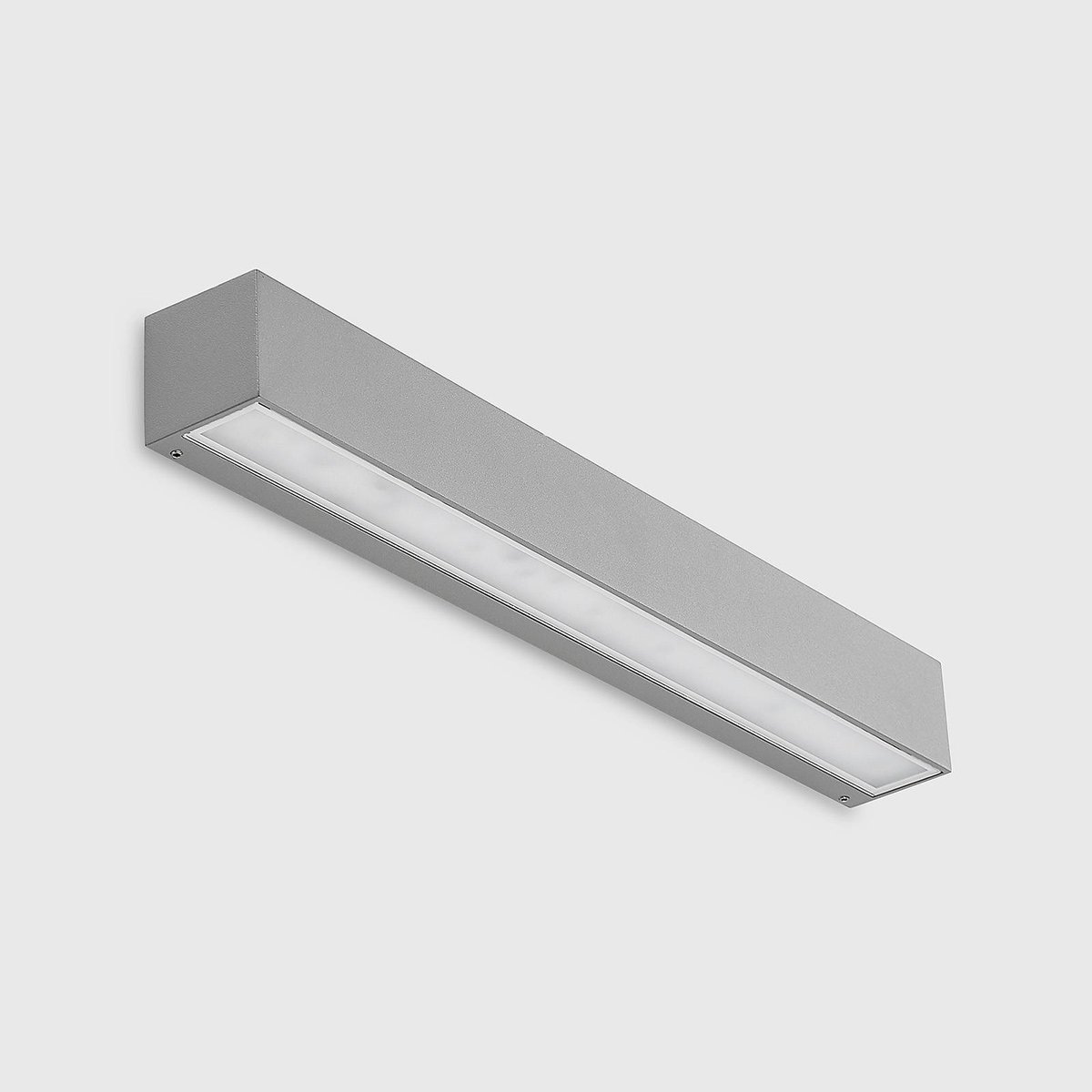 Applique extérieure en aluminium moderneLED argent, LUCANDE