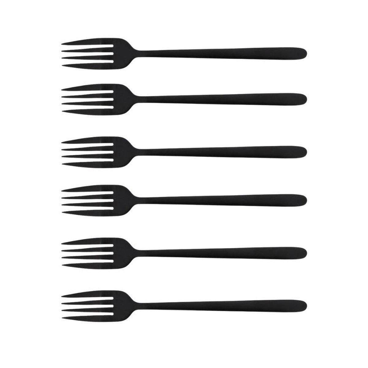 Fourchette de table Anuradha  (lot de 6) noir, JEAN DUBOST