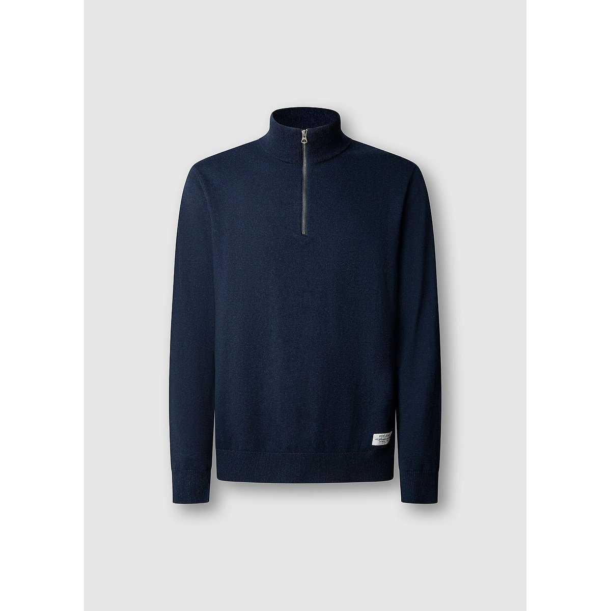 Sweat zippé col montant bleu marine, PEPE JEANS