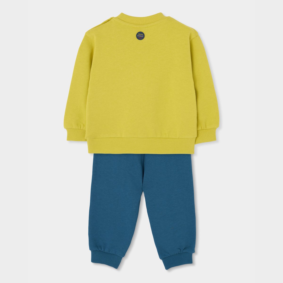 Ensemble garçon molleton imprimé léopard vert, BOBOLI