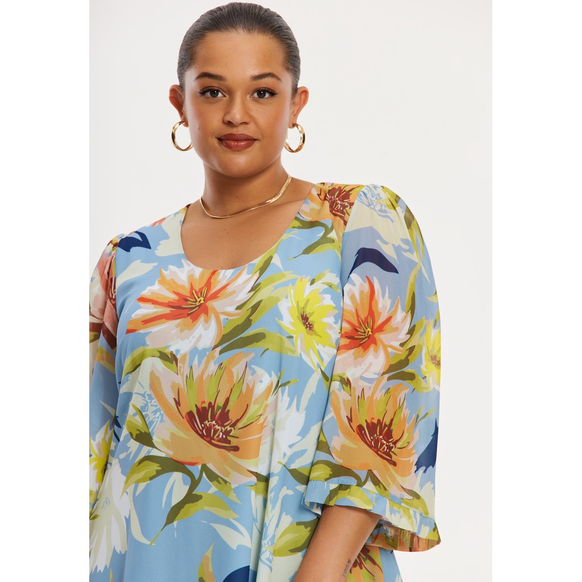 Robe imprimée multi, YOEK