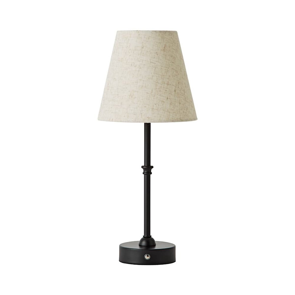 Lillian Rechargeable LED Portable Table Lamp in Black black, SO'HOME