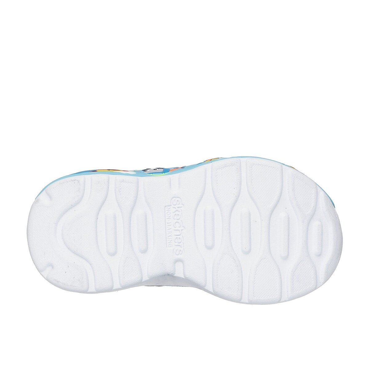 Baskets Play Scene bleu marine/orange, SKECHERS
