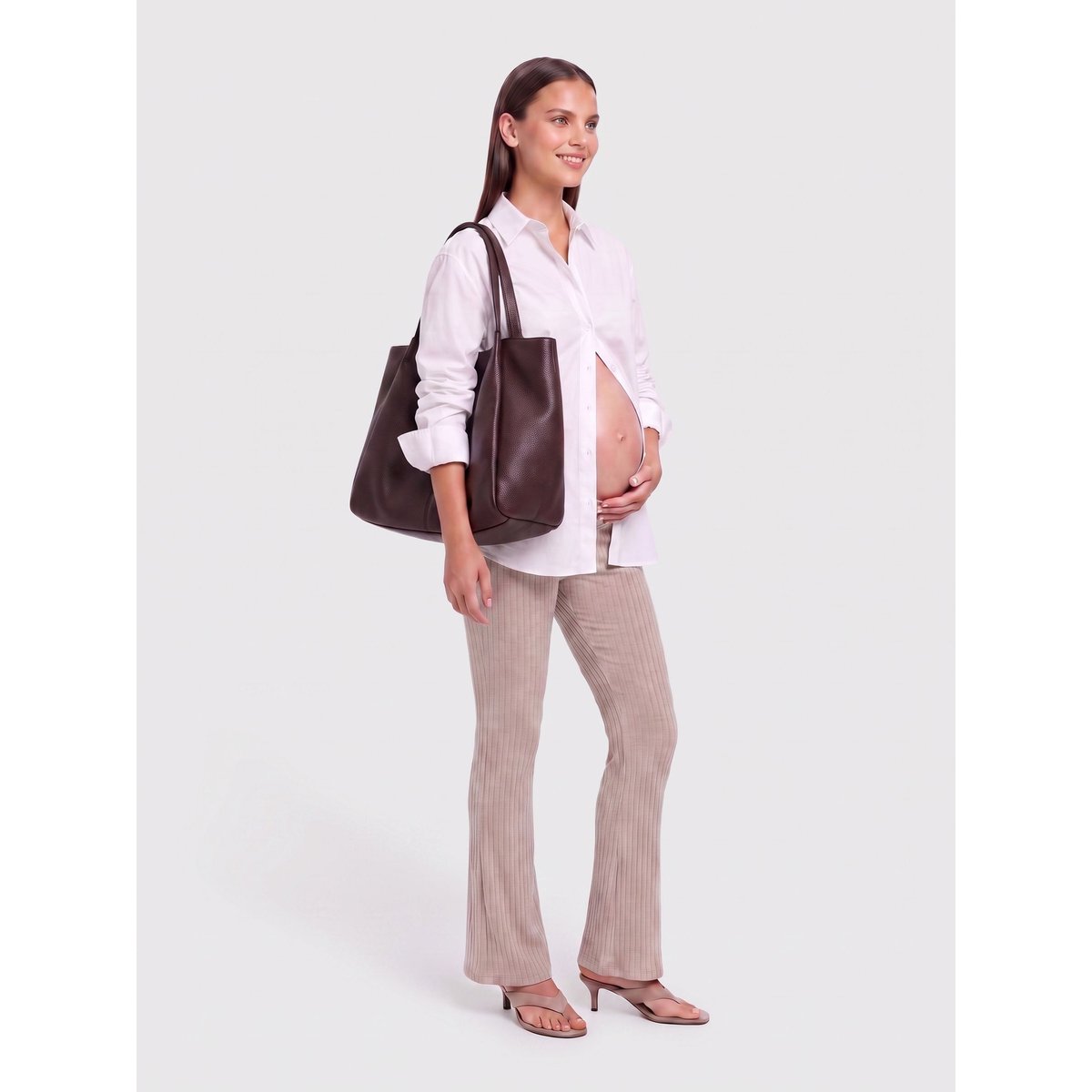 Pantalon mocha meringue, ONLY