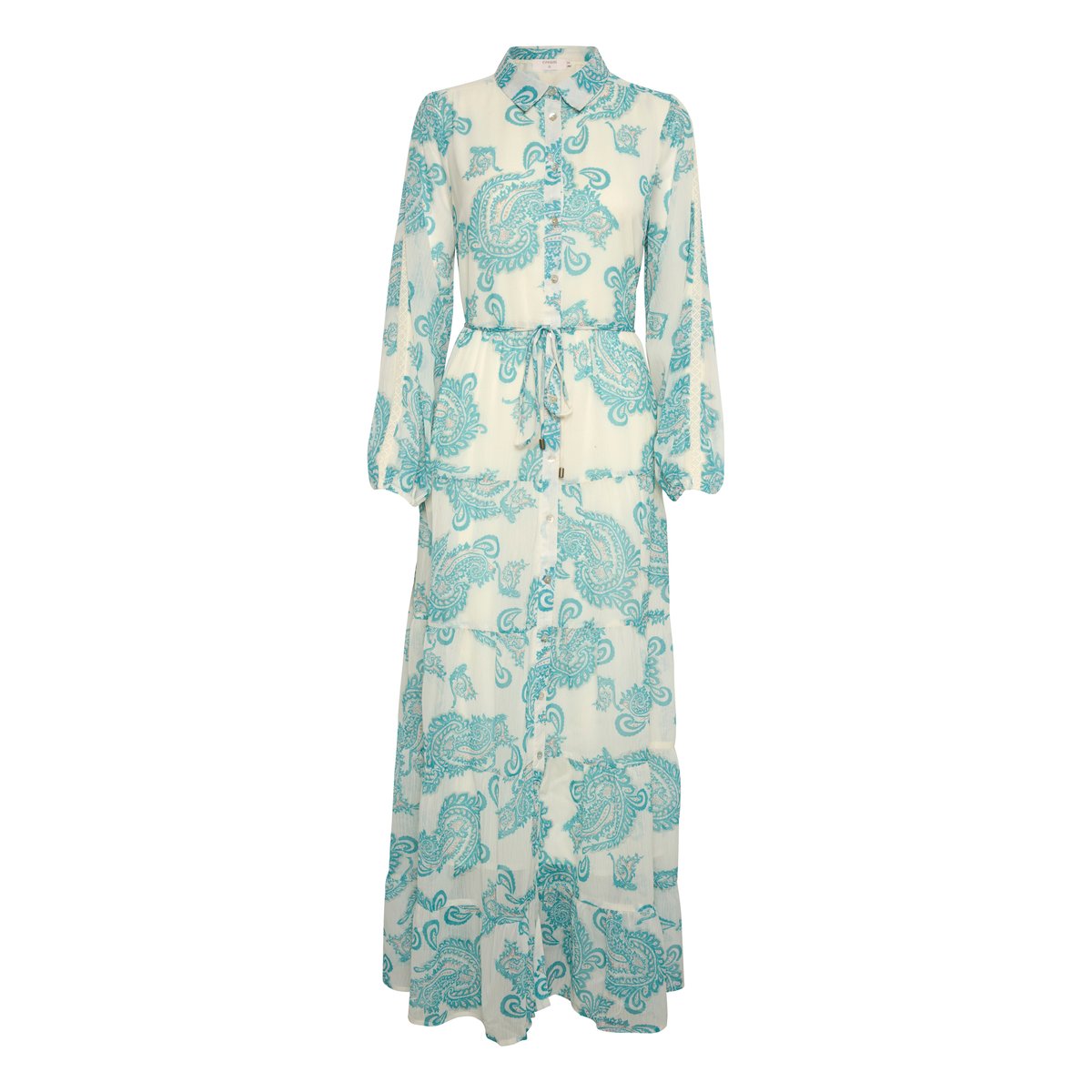 Dress bleu cachemire columbia paisley, CREAM