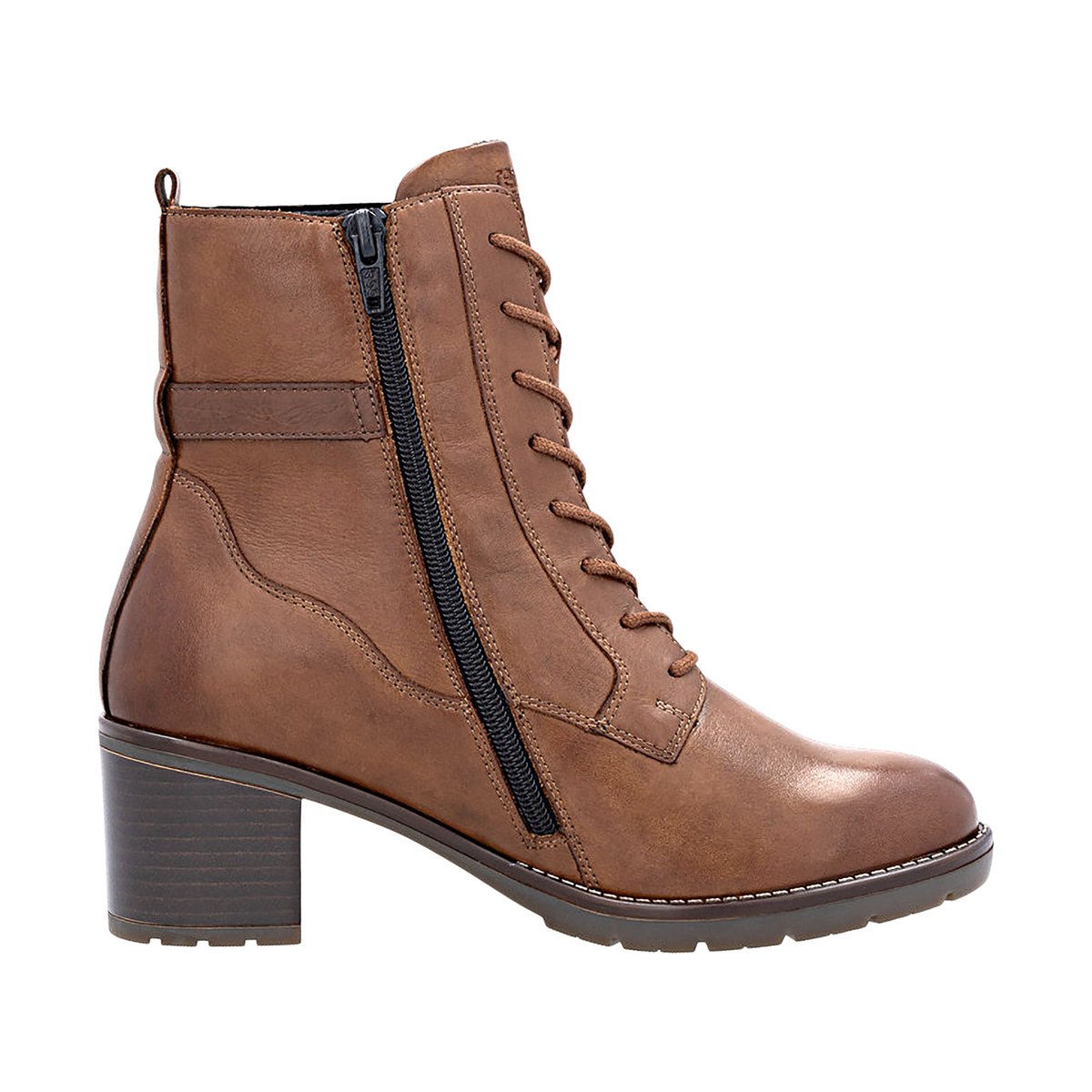 Bottine Cuir Rgd marron, REMONTE