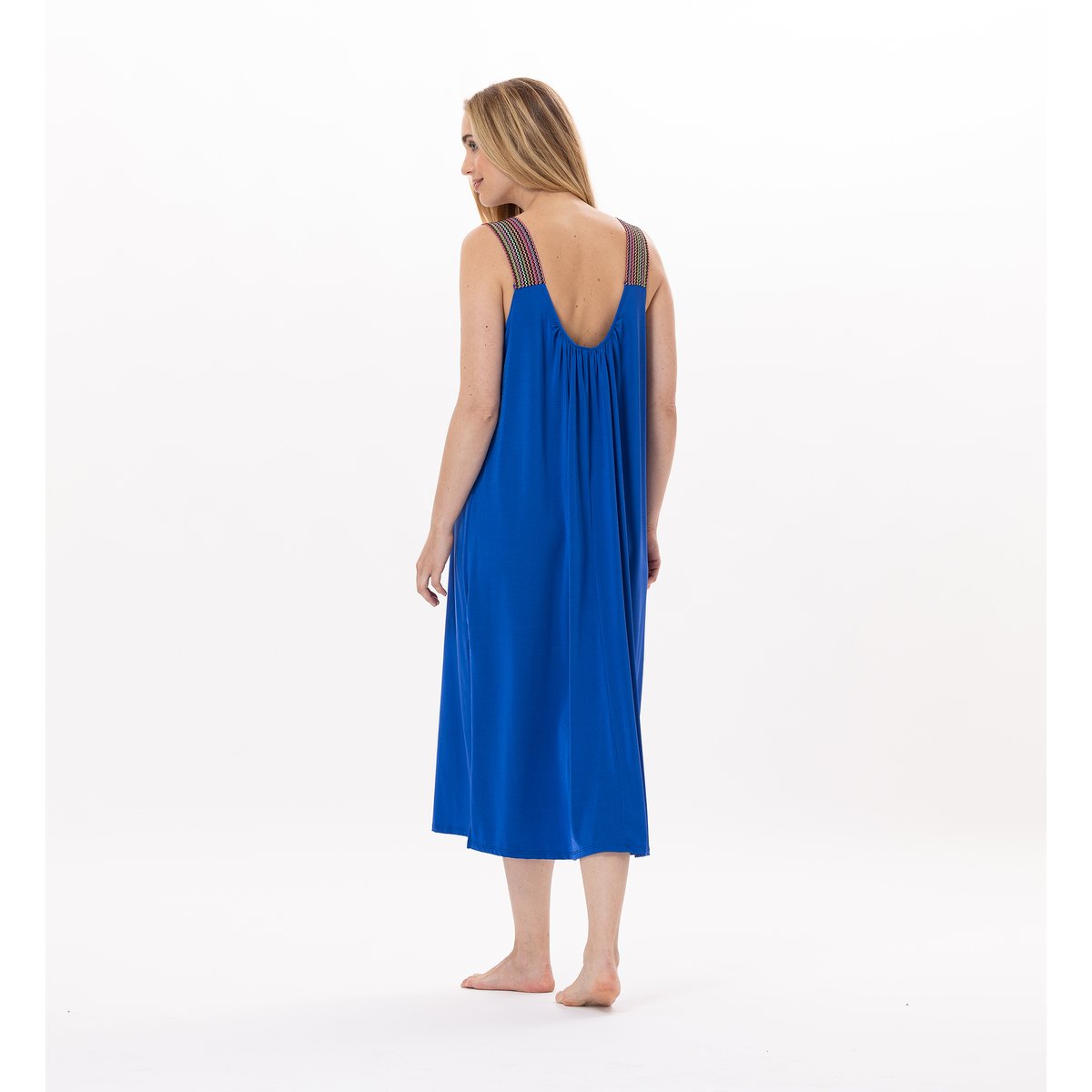 Robe en jersey PAMPELONNE 941 bleu, LE CHAT