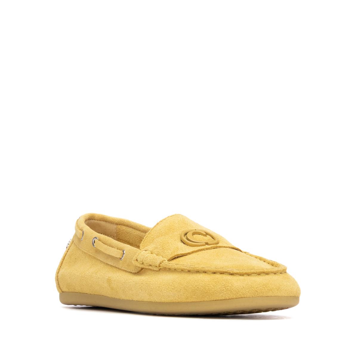 Chaussure Mocassin Plaine Décontractée jaune, CARMELA