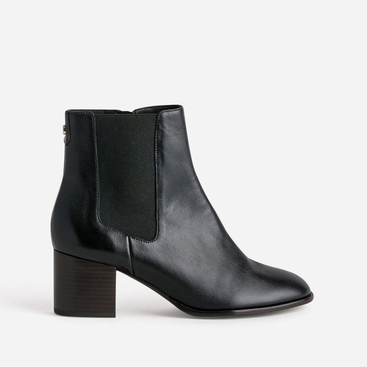 Boots À Talon en cuir JILOLA noir, ERAM