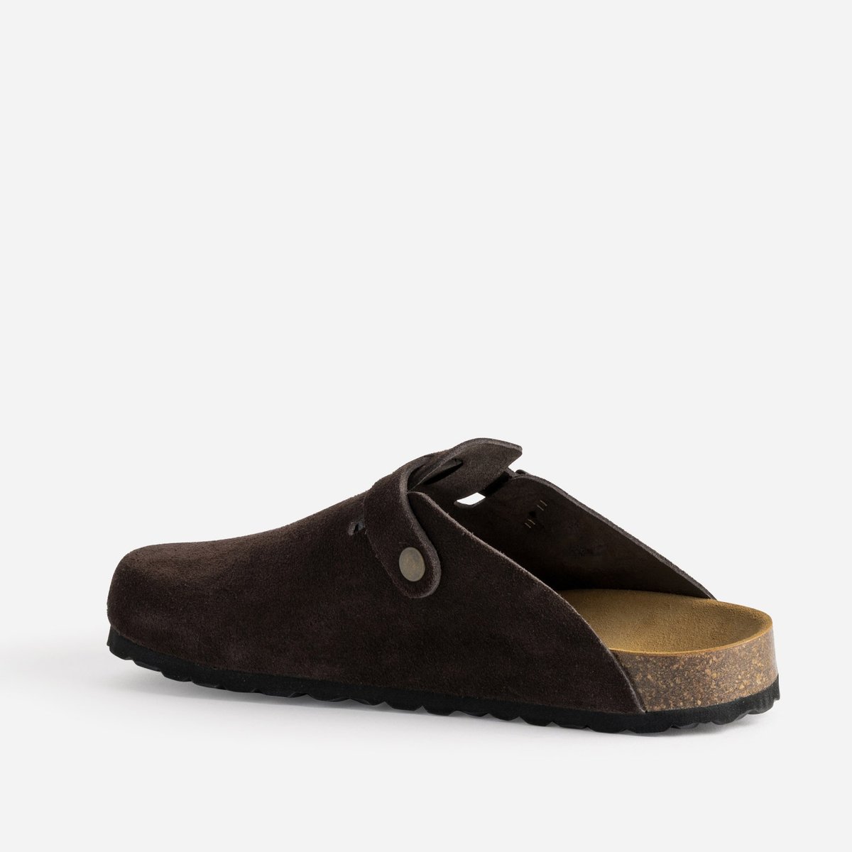 Sandale Plate en cuir DONALD marron, ERAM