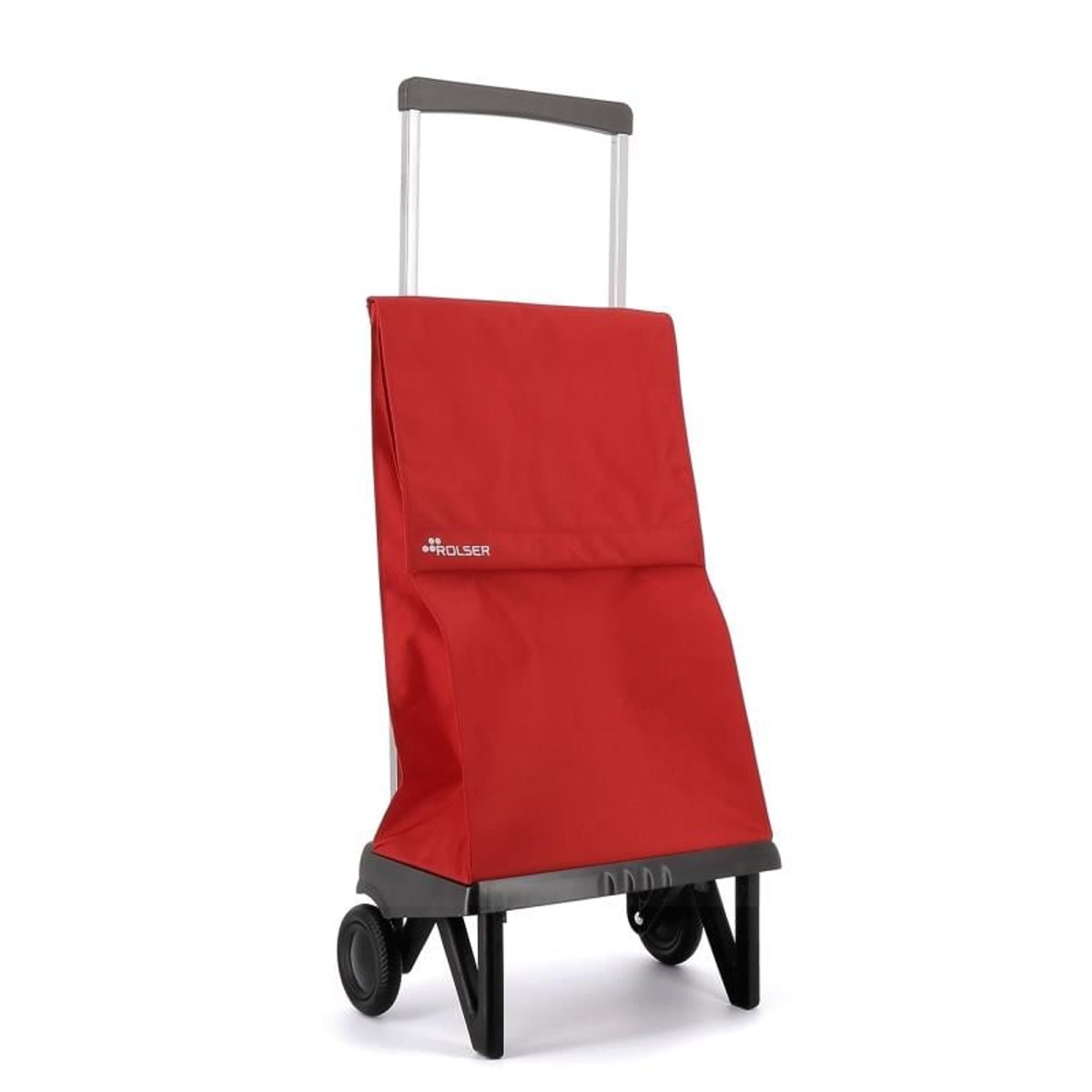 Chariot de course pliable 2 roues PLEGAMATIC MF rouge, ROLSER