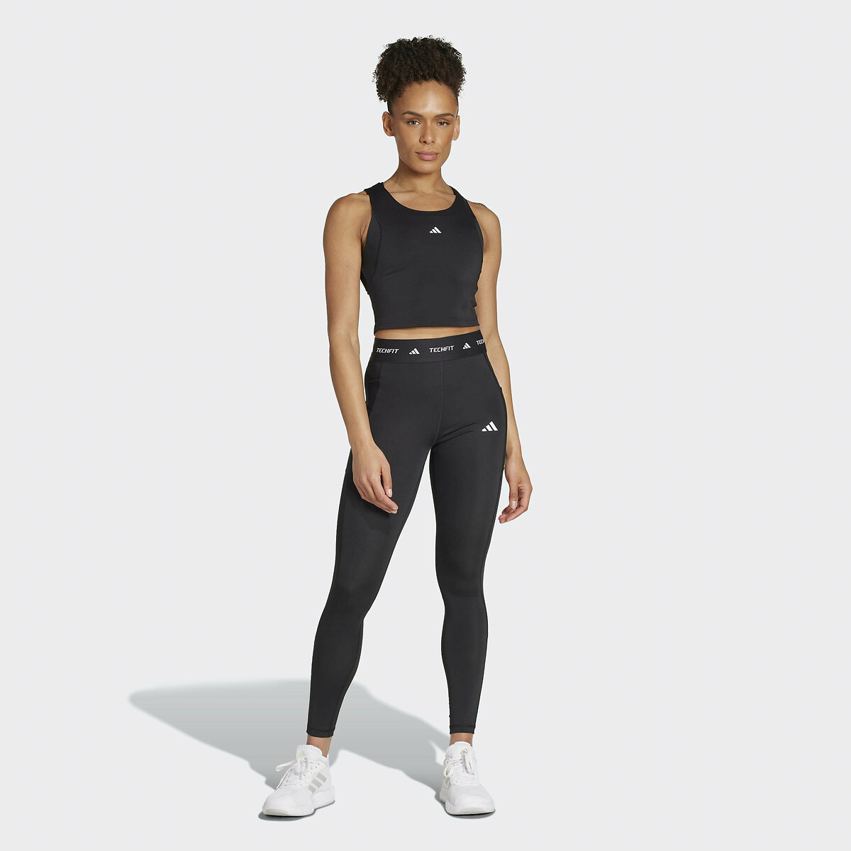 Top corto da training TECHFIT nero , adidas Performance