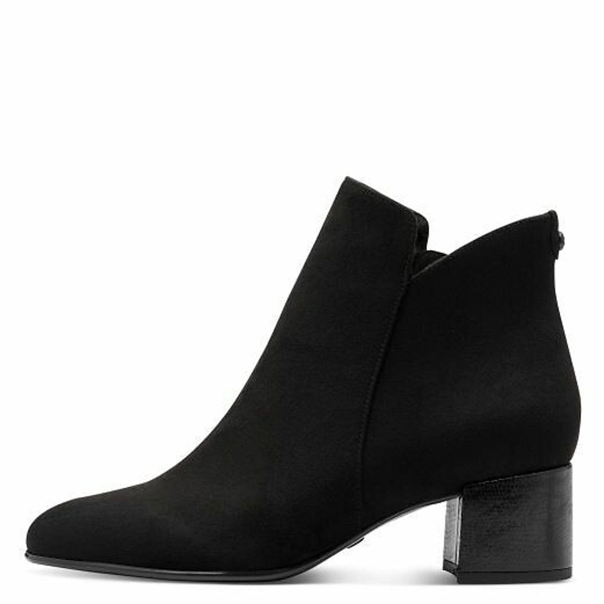 Stivaletti con tacco nero , TAMARIS