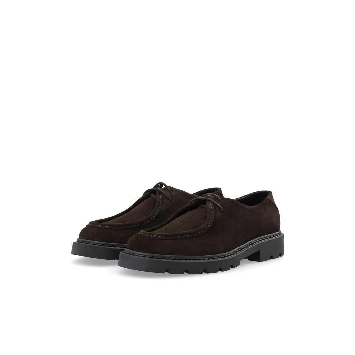 Chaussures À Bouts Mocassins darkbrown1, BIANCO