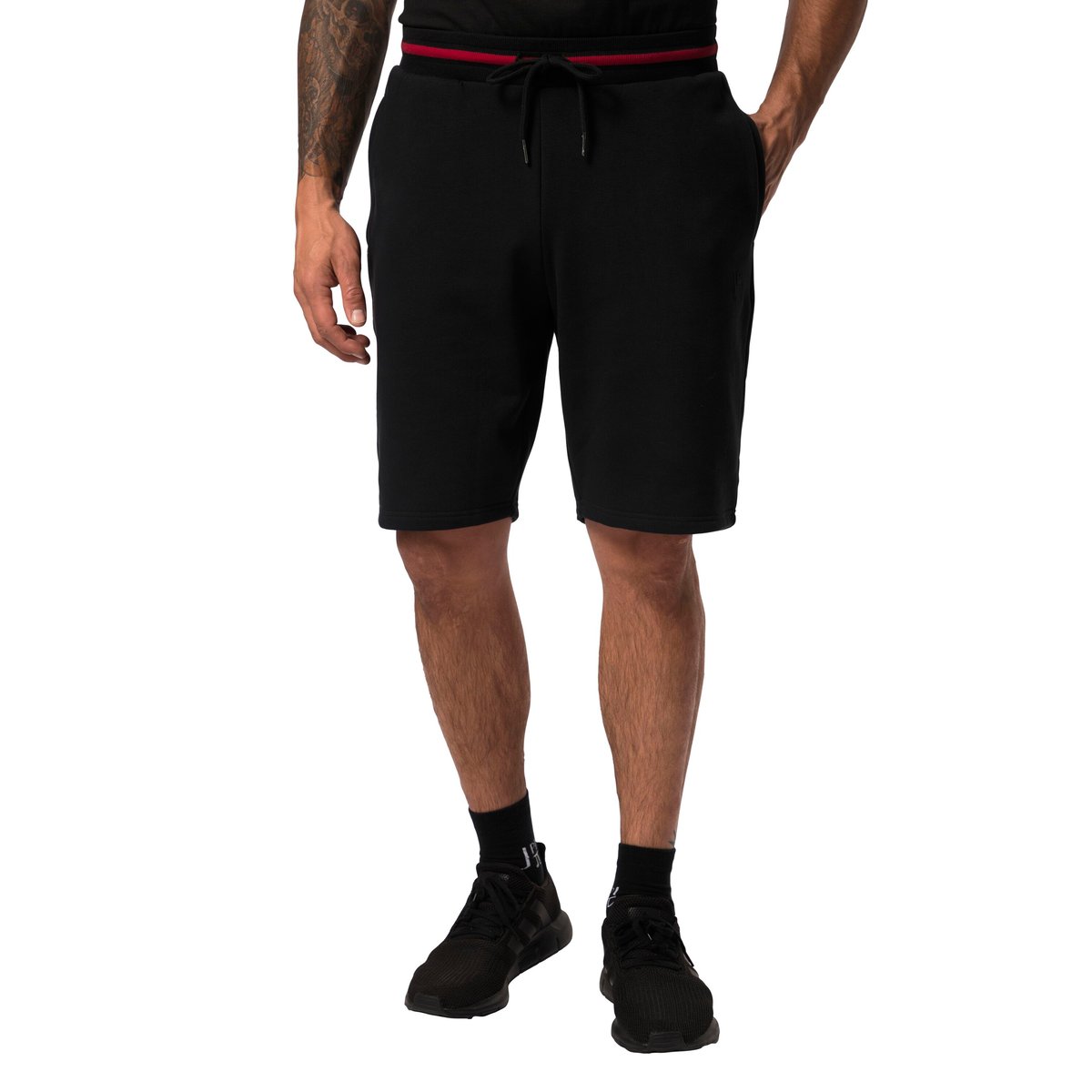 Bermuda de football en molleton noir, JP1880